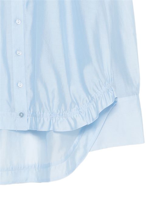 Camicia bambina Twinset celeste rigata TWINSET Kids | 261GJ211104614
